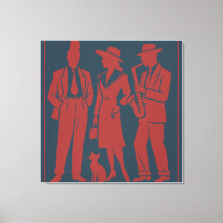 Zazous Gift Märkre Canvastryck