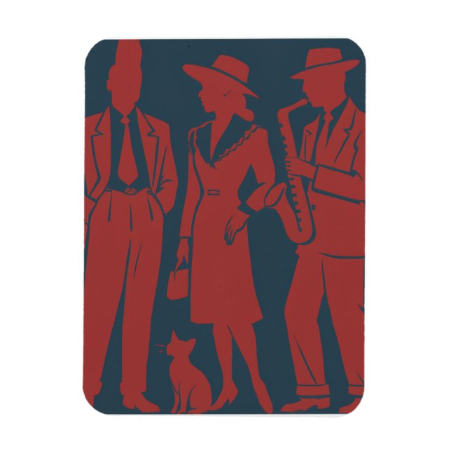 Zazous Gift Märkre Magnet (Vertikal)