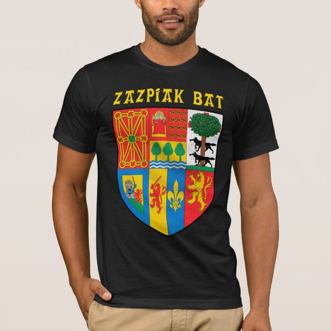 Zazpiak fladdermössskjorta tee shirt (Framsida)