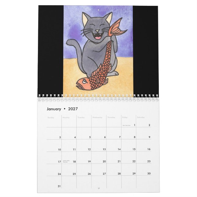 zazzle 003, Katter efter Amber Day 2010 Kalender (Jan 2027)