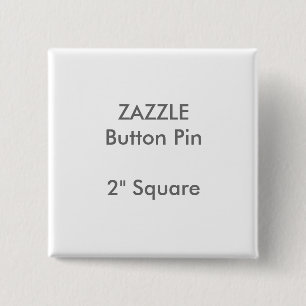 ZAZZLE-anpassningsbar 2" kvadrerar knäppas klämm Knapp