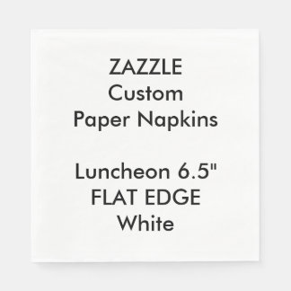 Zazzle Anpassningsbar Plain Kant Luncheon Pappra N Pappersservett