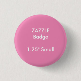 ZAZZLE-anpassningsbar skrivev ut 1,25" små Knapp