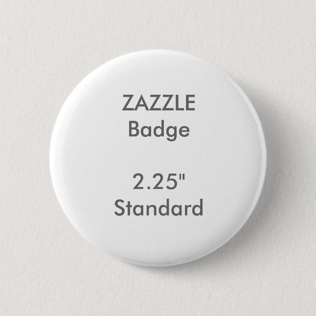 ZAZZLE-anpassningsbar skrivev ut 2,25" det Knapp (Framsida)