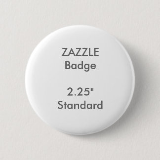 ZAZZLE-anpassningsbar skrivev ut 2,25" det Knapp