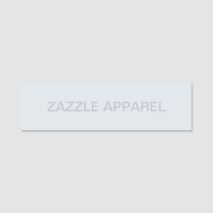 Zazzle Apparel Sort Draft Namn bricka Namnbricka