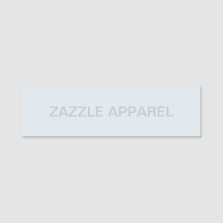 Zazzle Apparel Sort Draft Namn bricka Namnbricka