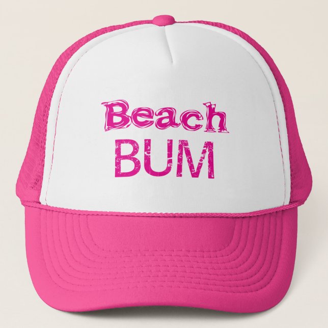 Zazzle Beach Bum Hat Keps (Framsida)