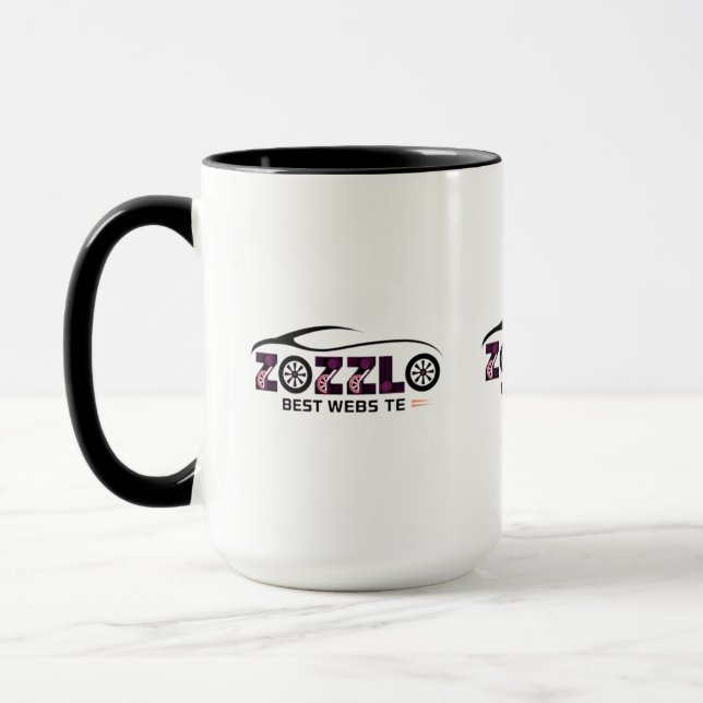 Zazzle BestWebsiteAldrig Mugg (Vänster)