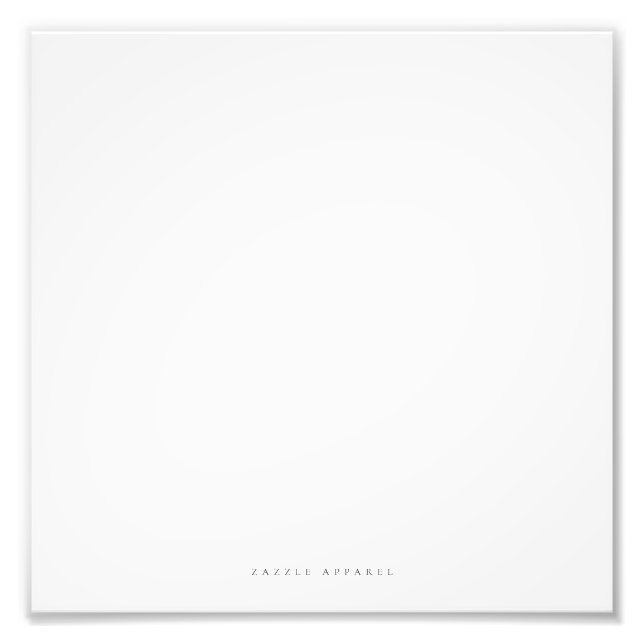 Zazzle-bildskärmsvariant Utkast poster fotoavtryck (Framsidan)