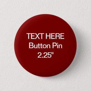 Zazzle Blank Anpassningsbar 2 1/4-tums standardkna Knapp