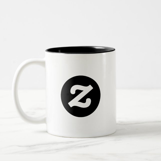 Zazzle CircleZ Två-Tonad Mugg (Vänster)