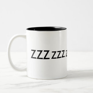 Zazzle CupZZZ, ZZZ, ZZZZZ, zzzzzzzzzzzz Två-Tonad Mugg