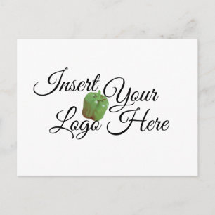 Zazzle Din Logotyp Här Postkort Vykort