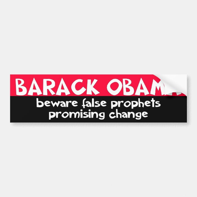 ZAZZLE falska profeter Bildekal (Framsidan)