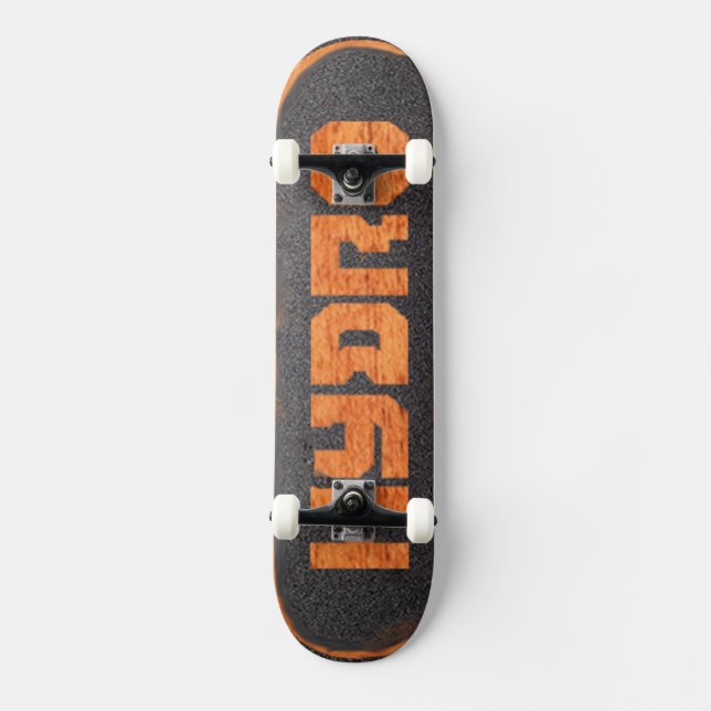 Zazzle fattandedesign skateboard bräda 20,5 cm (Framsida)
