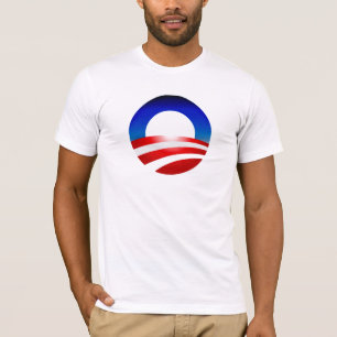 Zazzle för Obama logotypdesign T-tröja T Shirt
