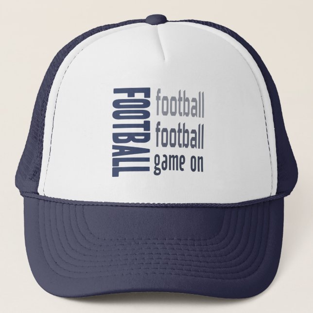 Zazzle Fotboll Game On Hatt Keps (Framsida)