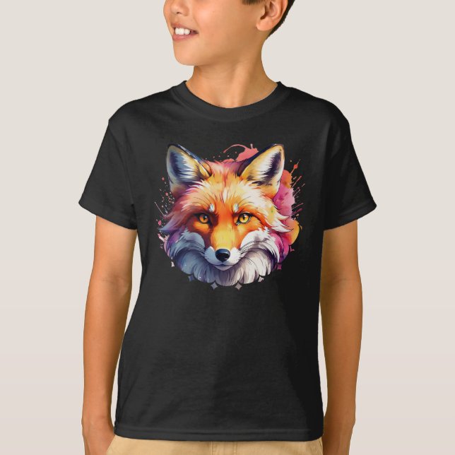 ZAZZLE: Fox T-Shirt-design för varje Stil T Shirt (Framsida)