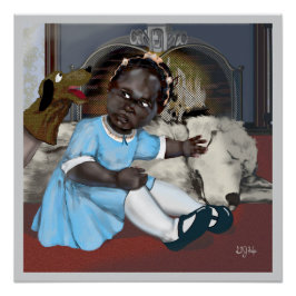 Zazzle Glossy Avslutade Poster: Guds Baby Doll Perfect Poster