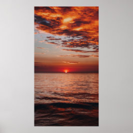 Zazzle himmel hav sol affischutskrifter  poster