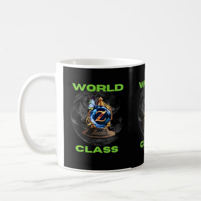 Zazzle i världsklass kaffemugg (Vänster)