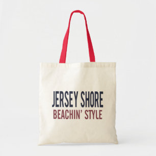 Zazzle Jersey Shore Beachin'-stilat väskor
