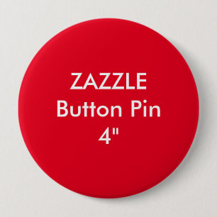 Zazzle knäppas tom anpassningsbar 4" enormt knapp