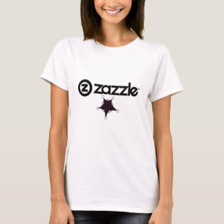 Zazzle_logo _onvit, stjärna - svart tee