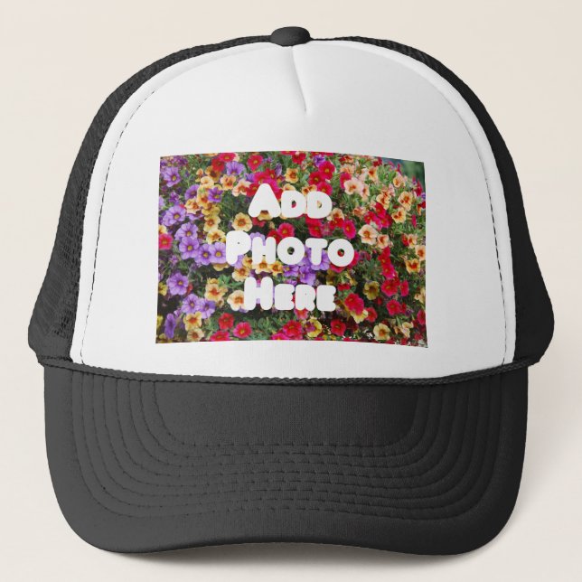 Zazzle malldesign min egna fotogåvaUpload Truckerkeps (Framsida)