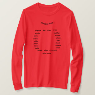 ZAZZLE Native Namn på kläder/ Alla Storleka T Shirt