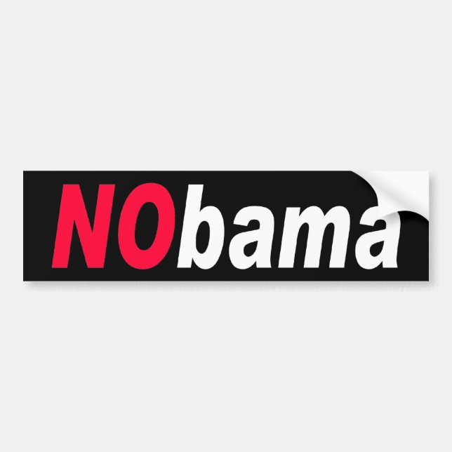ZAZZLE NObama2 Bildekal (Framsidan)