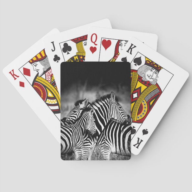 Zazzle of Zebra Casinokort (Baksidan)