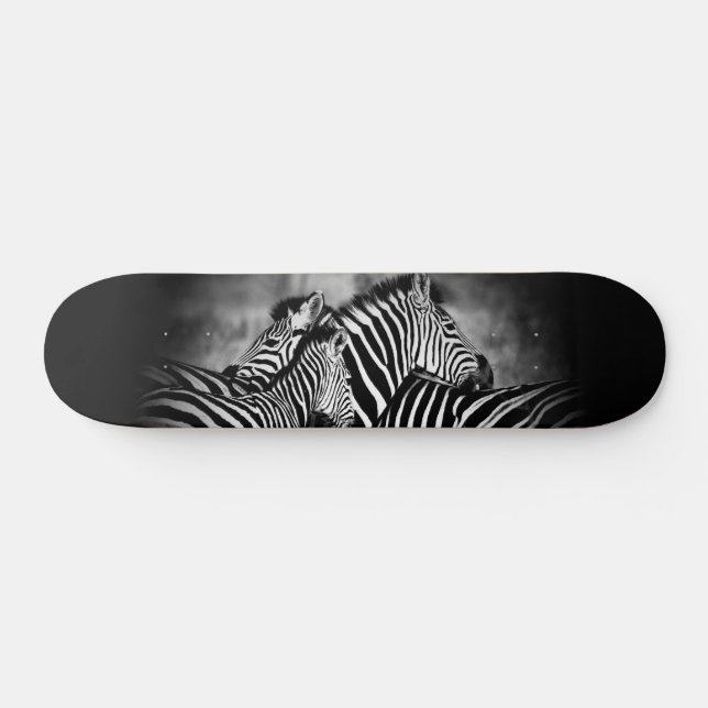 Zazzle of Zebra Mini Skateboard Bräda 18,5 Cm (Horz)