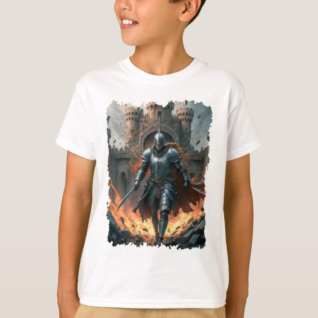ZAZZLE: Onlinen Shop Warrior T-Shirt Designer (Framsida)