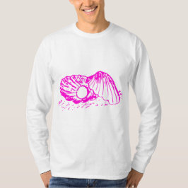 Zazzle Pearl Stil Basic Långärmad Manar T-Shirt