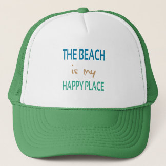 Zazzle Stranden är min lyckliga plats mössa Keps