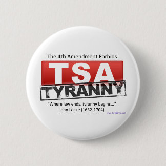Zazzle TSA Tyranny avbildar Knapp