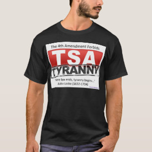 Zazzle TSA Tyranny avbildar T Shirt
