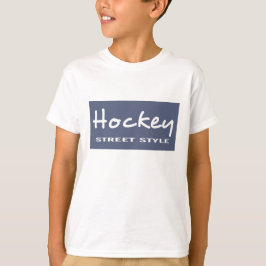 Zazzle Unisex Kids Hockey LS Tee Shirt