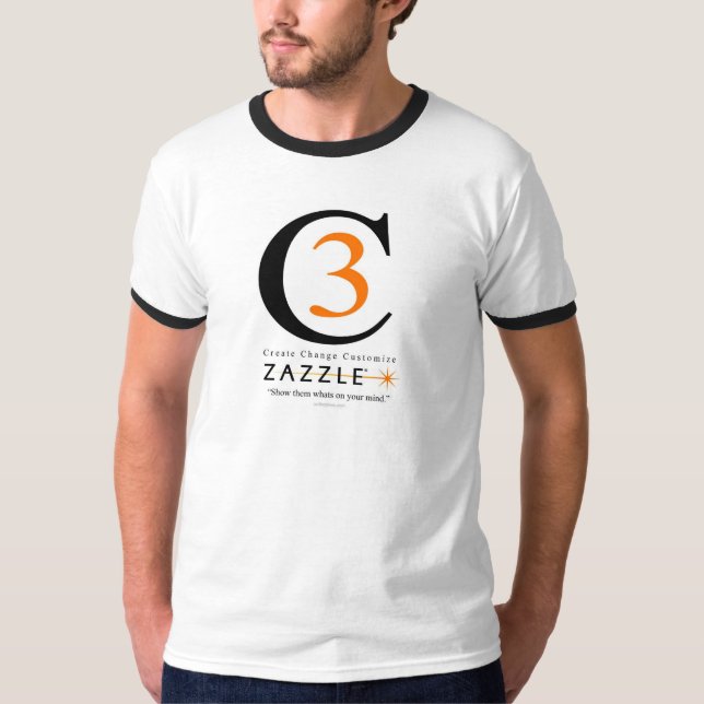 Zazzle visar dem, tee shirt (Framsida)