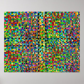 Zazzling Rain Forest Mönster Poster