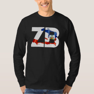ZB aka Zoe Boy Haitisk Flagga T Shirt