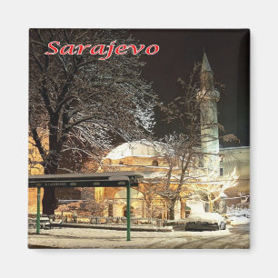 zBA003 MOSQUE FERHAD-BEGOVA Bosnien och Hercegovin Magnet