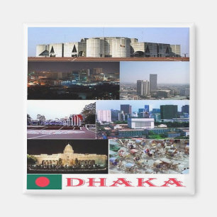 zBD004 DHAKA, Bangladesh, Asien, Fridge Magnet
