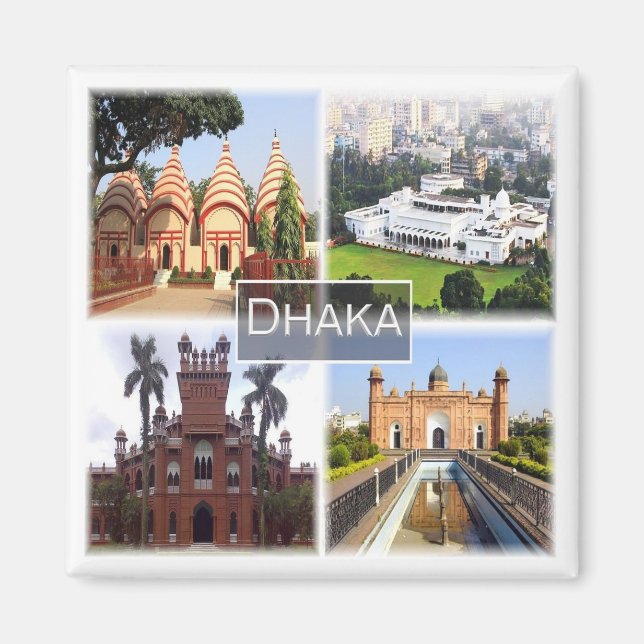 zBD008 DHAKA, Bangladesh, Asien, Fridge Magnet (Framsidan)
