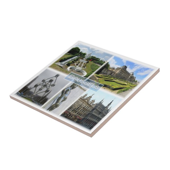 zBE005 BRYSSEL, Manneken Pis, Belgien Kakelplatta (Sidan)