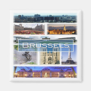 zBE006 BRYSSELS Belgien - Fridge Magnet