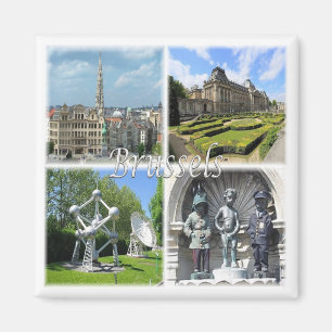 zBE009 BRYSSELS Bruxelles Belgium, Fridge Magnet