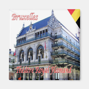 zBE014 BRYSSEL BRUXELLES - Royalet Flamistisk teat Magnet